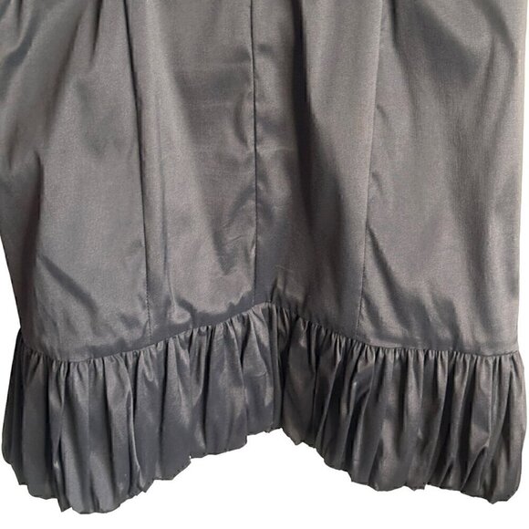 EUC - Betsy & Adam By Linda Bernell Black Ruched Evening Cocktail Dress - Size 8 - Picture 10 of 14